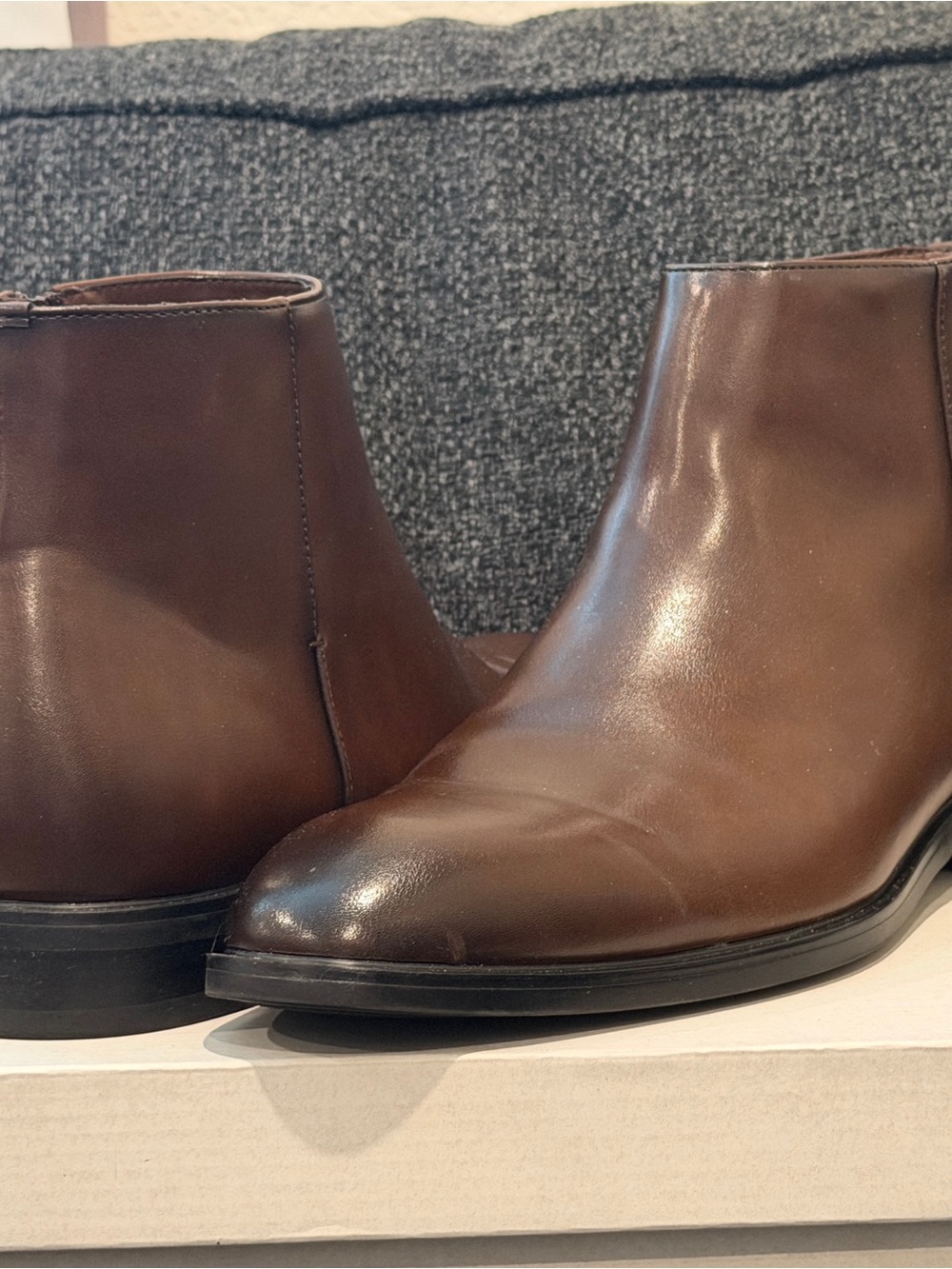 Nordstrom Men's Dark Brown Leather Chelsea Boots